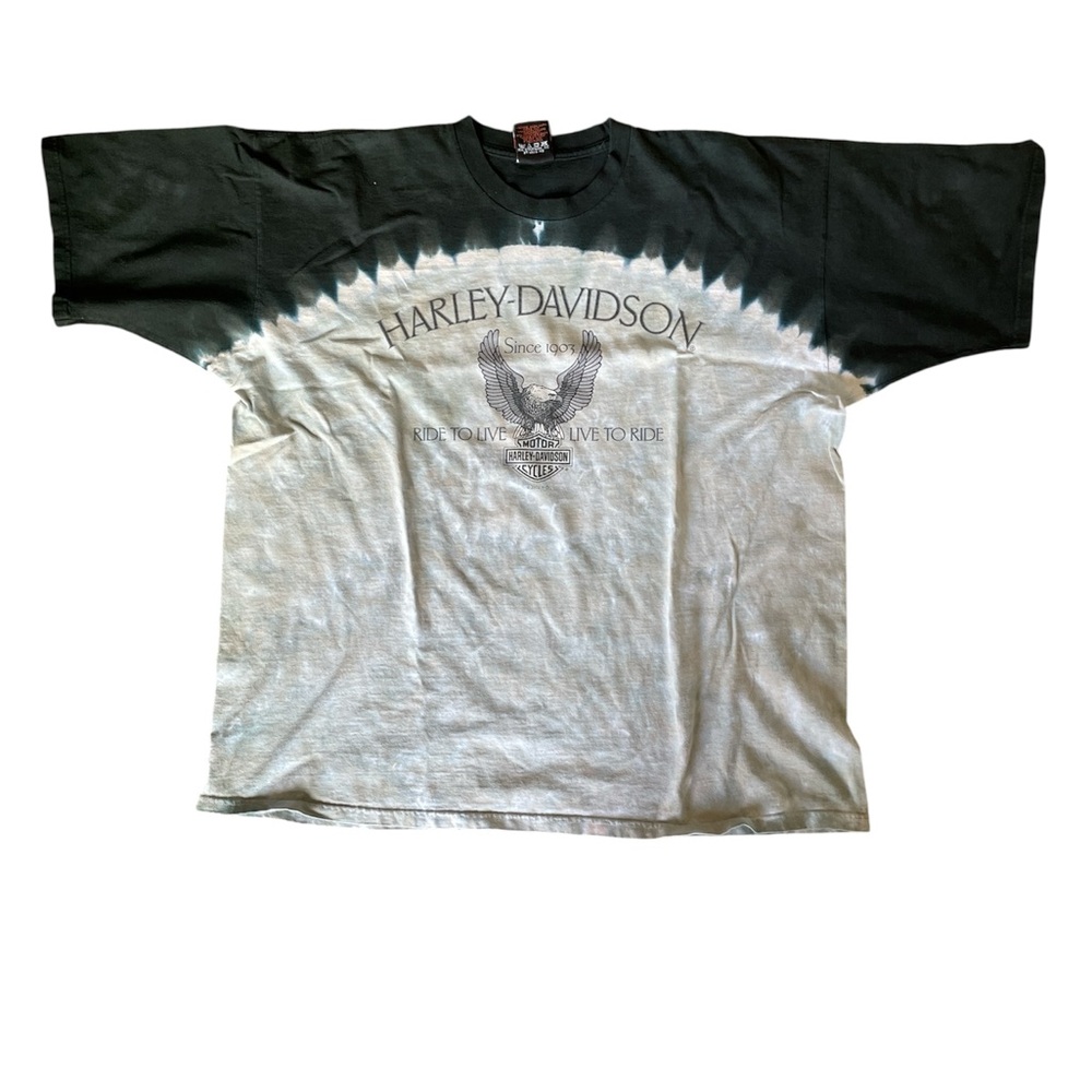 Missoula, Montana Harley-Davidson Tye Dye Men's Tee XL. 100% Cotton